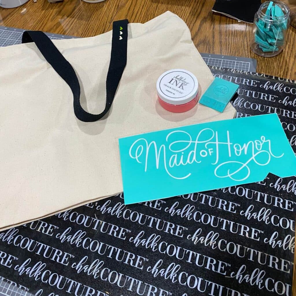 Customize Your Hats and Totes with Chalk Couture Ink Little Sister Chalks